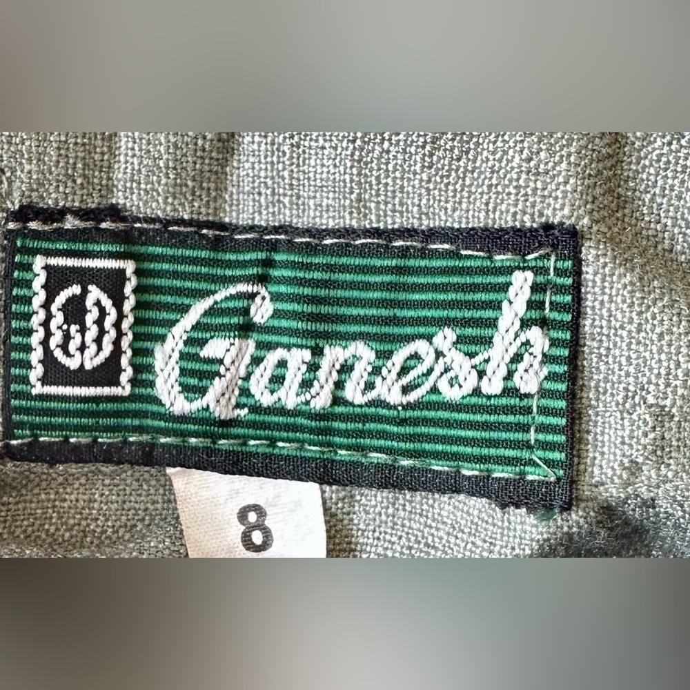 Ganesh Boys Button Up Shirt Size 8 - Picture 4 of 4
